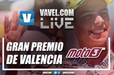 Carrera GP de Valencia 2017 de Moto3 en vivo y en directo online