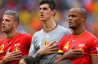 Courtois y Alderweireld, discretos ante Rusia