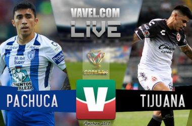 Resultado y goles del partido Pachuca vs Xolos Tijuana en Copa MX 2017 (4-0)
