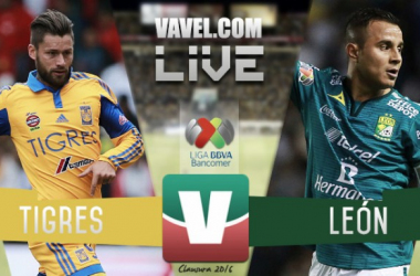 Resultado Tigres - León en Liga MX 2016 (3-1)