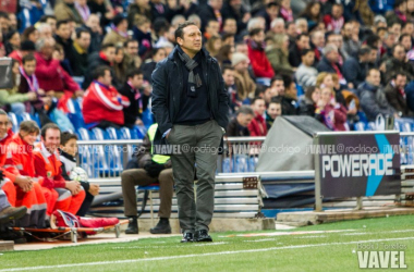 Eusebio: &quot;Queríamos hacer un desgaste importante y controlar al Atleti por dentro&quot;