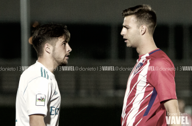 Atlético B - Real Madrid Castilla: escudos opuestos cara a cara