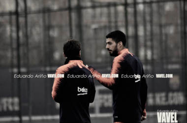 Último entrenamiento en el Olímpico