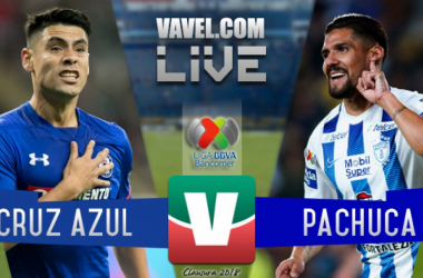Resultado y goles del Cruz Azul vs Pachuca en Liga MX 2018 (5-0)