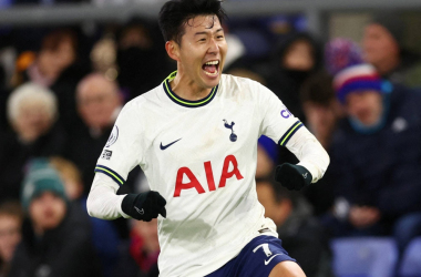 Heung-Min Son durante un encuentro de la pasada temporada con el Tottenham. Fuente: REUTERS