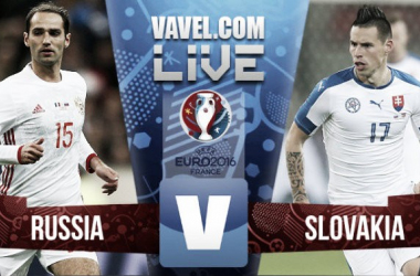 Russia vs Slovakia Live Score Commentary in Euro 2016  (1-2)