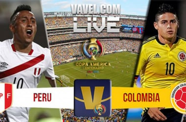 Score Colombia vs Peru in Copa America Centenario Quarterfinal (0-0)