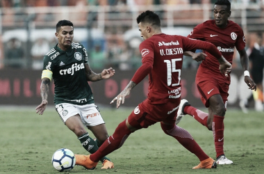 Internacional domina primeiro tempo, Palmeiras se recupera e busca empate no Beira-Rio