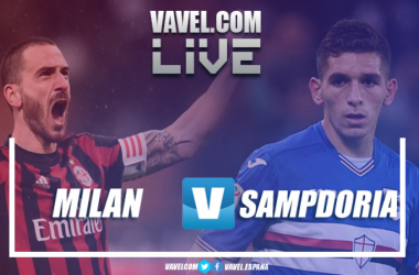 Resumen Milan 1-0 Sampdoria en Serie A 2018