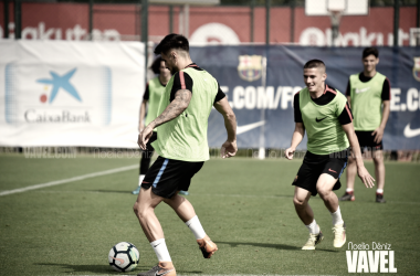 Fotos e imágenes del entrenamiento del Barça B previo al enfrentamiento contra el Albacete