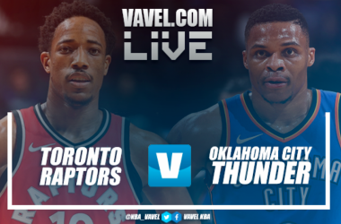 Resumen del Toronto Raptors 125-132 Oklahoma City Thunder en NBA 2018