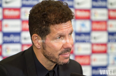 Simeone: &quot;Mañana seguramente jueguen los cuatro delanteros, los necesitamos&quot;