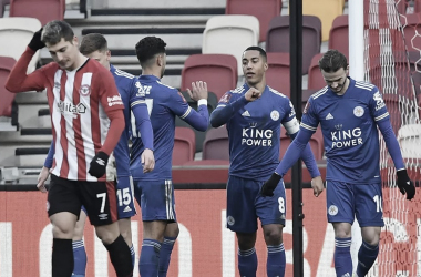 Resumen y goles: Leicester City 2-2 Brentford en Premier League