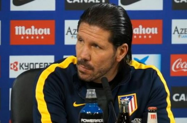 Simeone: &quot;Nuestro lema es silencio y trabajo”