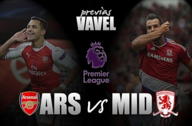 Arsenal - Middlesbrough: polos opuestos