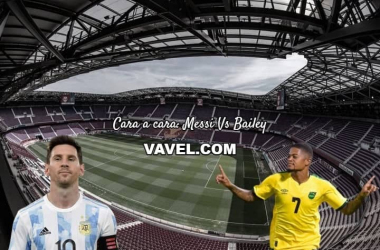 MANO A MANO. Será el primer cruce entre Lionel Messi y León Bailey, nunca se enfrentó por nivel clubes ni en ámbito Selecciones. Foto: Vavel Argentina