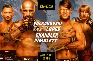 Cartelera, horario y dónde ver UFC 314 en España