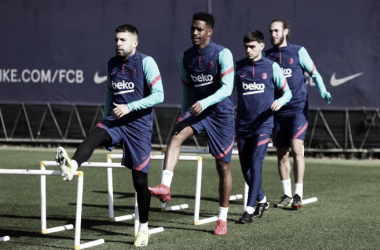 El Barça realiza un entreno de recuperación&nbsp;