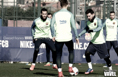 El Barça se prepara para la batalla