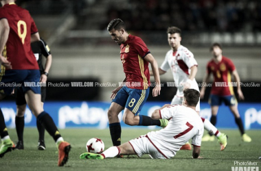 Remontada de la Sub-21 con exhibición de Ceballos