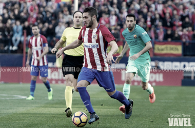 Koke: &quot;En el primer tiempo hemos estado muy bien&quot;