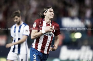 Filipe Luis: &quot;Se nota que el equipo va hacia arriba&quot;