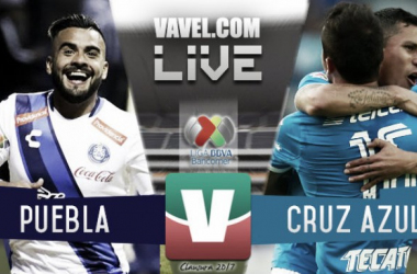 Resultado y goles del Puebla 2-1 Cruz Azul de la Liga MX 2017