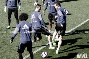 La ausencia de Sergio Ramos principal novedad en el entrenamiento