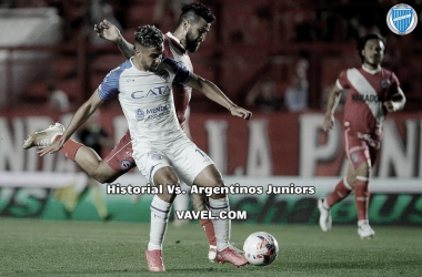 DOS MÁS. Argentinos Juniors está dos encuentros por encima de Godoy Cruz que buscará cortar esta sequía. Foto: Vavel Argentina