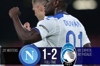 Serie A- È una Dea da Champions! L’Atalanta espugna il San Paolo (1-2)