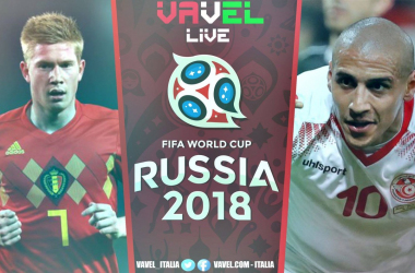 Belgio-Tunisia in diretta, Mondiale Russia 2018 LIVE (5-2): doppietta per Hazard e Lukaku!