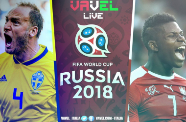 Terminata Svezia - Svizzera, LIVE Mondiali Russia 2018 (1-0): Scandinavi ai quarti!