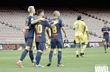 El FC Barcelona, la bestia negra de la UD Las Palmas