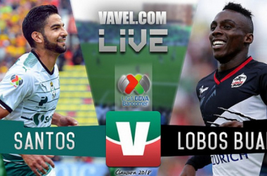 Resultado y goles del partido Santos vs Lobos BUAP en Liga MX 2018 (4-2)