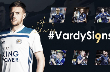 Jamie Vardy renova contrato com Leicester City por mais quatro temporadas