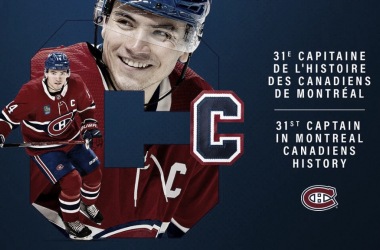 Nick Suzuki nuevo capitán de Montreal Canadiens
