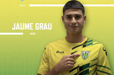 Jaume Grau, cedido al CD Tondela de la Liga NOS