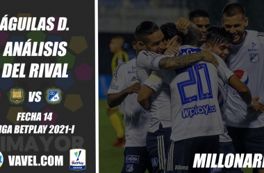 Águilas Doradas, análisis del rival: Millonarios (Fecha 14, Liga 2021-I)