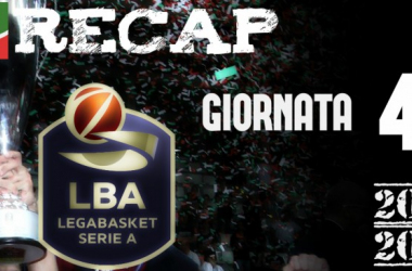 Legabasket serie A: risultati e tabellini della quarta giornata