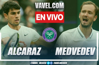 Resumen y sets, Alcaraz 3-1 Medvedev en Wimbledon 2024