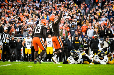 Cleveland Browns gana a Pittsburgh
Steelers en un duelo por el segundo lugar de la AFC Norte 