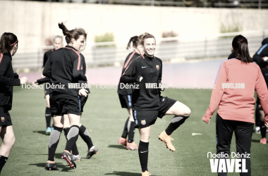 Fotos e imágenes del entrenamiento del Barça femenino previo al enfrentamiento contra el Granadilla