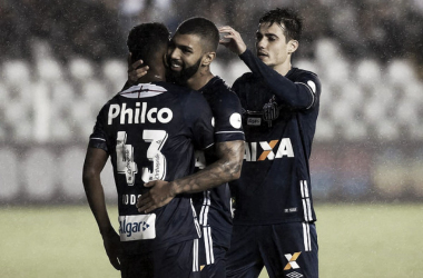 Gabigol espera tranquilidade após goleada do Santos: "Precisávamos vencer"