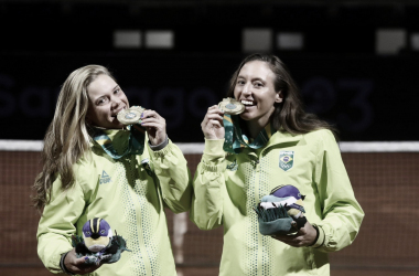 Laura Pigossi e Luisa Stefani conquistam medalha de ouro nos Jogos Pan-Americanos de Santiago