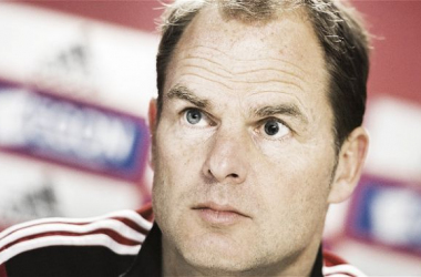 Frank de Boer, satisfecho con sus jugadores