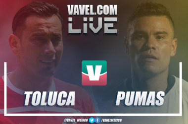 Resumen y goles Toluca 0-1 Pumas en Liga MX 2018