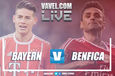 Resumen Bayern Múnich vs Benfica EN VIVO ahora en Champions League 2018