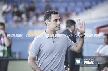 Rafa Márquez en el partido ante el Calahorra, jornada 3, Primera RFEF 2022
