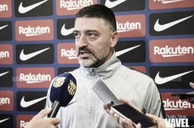 García Pimienta: "Somos profesionales y intentamos hacer las cosas bien y ganar el partido”