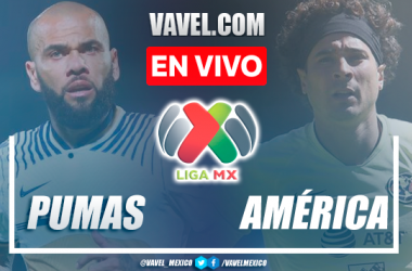 Pumas UNAM vs Club América transmisión EN VIVO hoy en Liga MX (0-0)